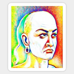 Chanakya Colourful Portrait | Chanakya Artwork 11 Sticker